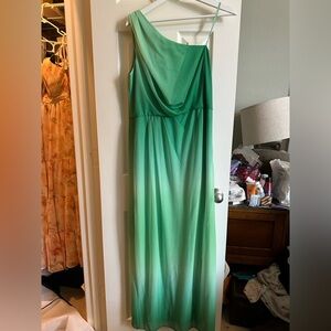 Adrianna Papell Strapless Green Dress